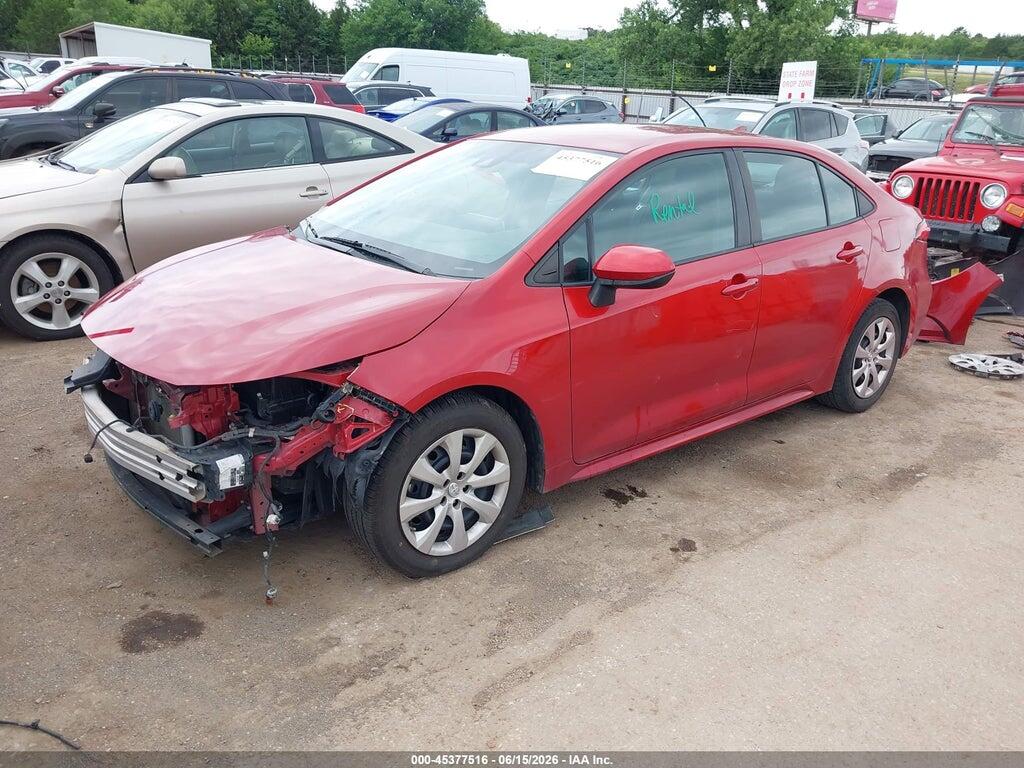 5YFEPMAE2MP190589 2021 TOYOTA COROLLA photo no. 2