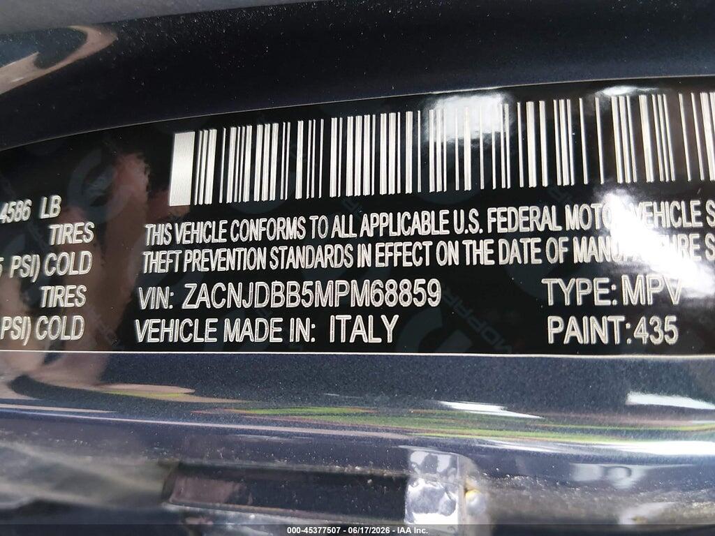ZACNJDBB5MPM68859 2021 JEEP RENEGADE photo no. 9