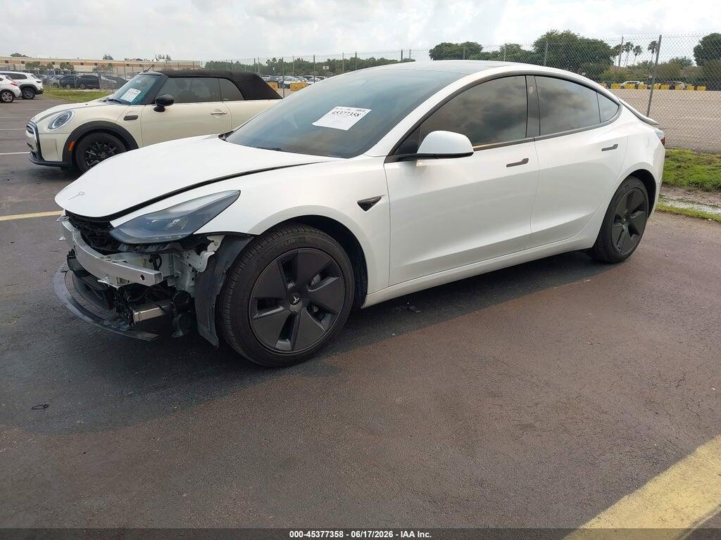 5YJ3E1EA2PF697494 2023 TESLA MODEL 3 photo no. 2