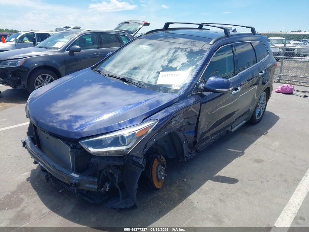 KM8SR4HF7HU235350 2017 HYUNDAI SANTA FE photo no. 2