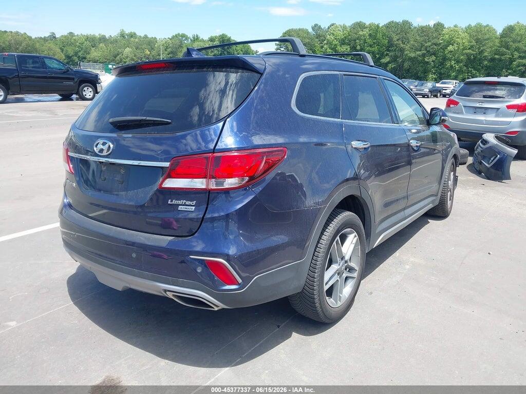 KM8SR4HF7HU235350 2017 HYUNDAI SANTA FE photo no. 4