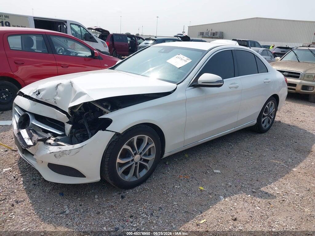 55SWF4JB7HU200403 2017 MERCEDES-BENZ C 300 photo no. 2