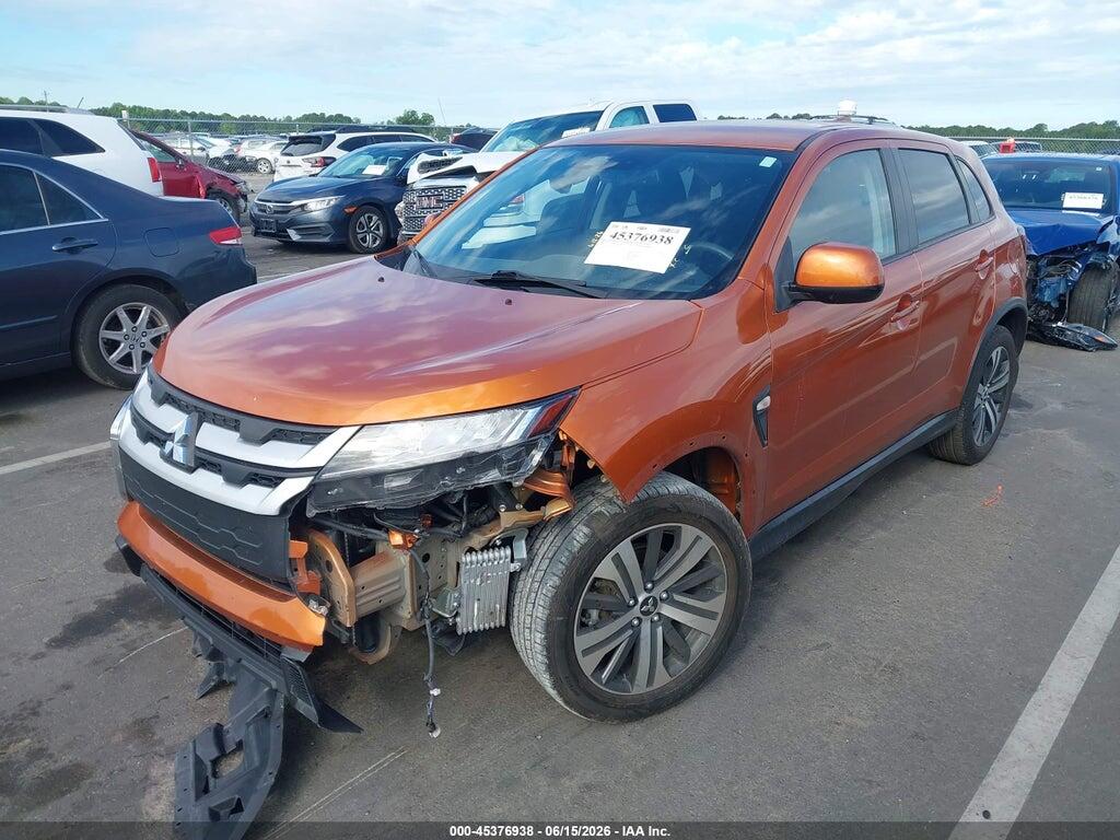JA4APUAU9NU019293 2022 MITSUBISHI OUTLANDER SPORT photo no. 2