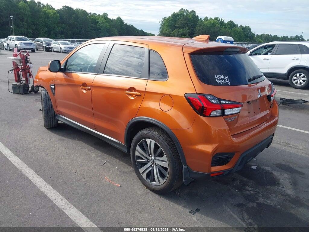 JA4APUAU9NU019293 2022 MITSUBISHI OUTLANDER SPORT photo no. 3