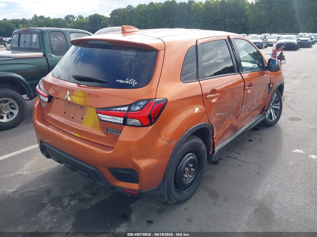 JA4APUAU9NU019293 2022 MITSUBISHI OUTLANDER SPORT photo no. 4