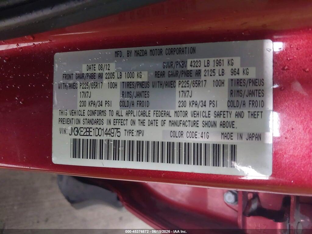 JM3KE2BE1D0144975 2013 MAZDA CX-5 photo no. 9