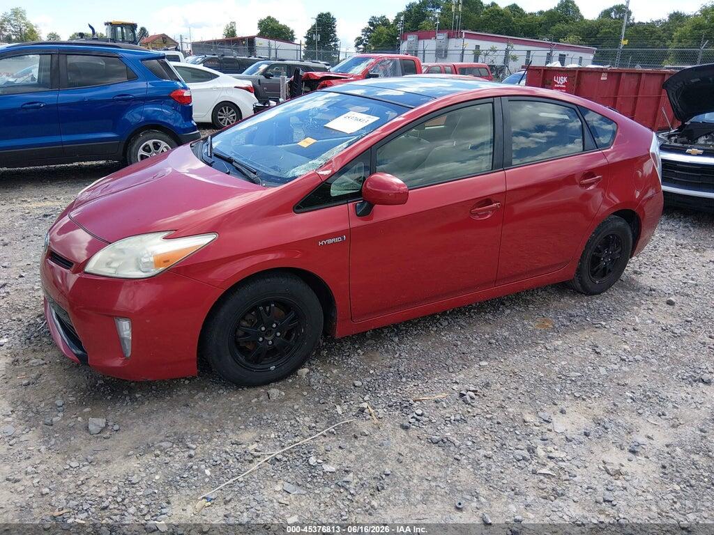 JTDKN3DU5D5669592 2013 TOYOTA PRIUS photo no. 2