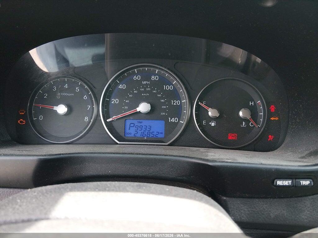 5NMSHDAG4AH377193 2010 HYUNDAI SANTA FE photo no. 7