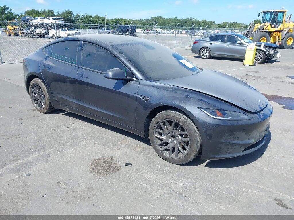 5YJ3E1EA4SF904685 2025 TESLA MODEL 3 photo no. 1