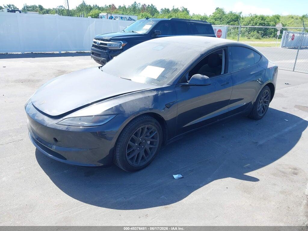 5YJ3E1EA4SF904685 2025 TESLA MODEL 3 photo no. 2