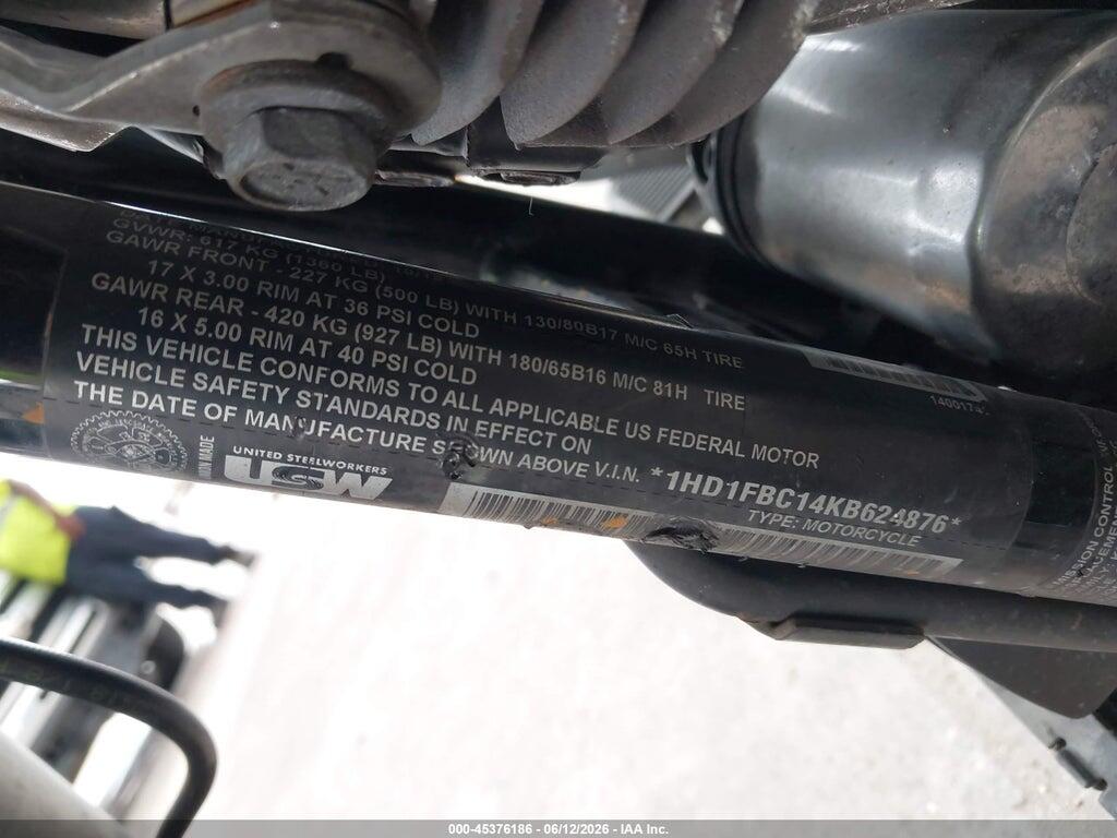 1HD1FBC14KB624876 2019 HARLEY-DAVIDSON FLHR photo no. 10