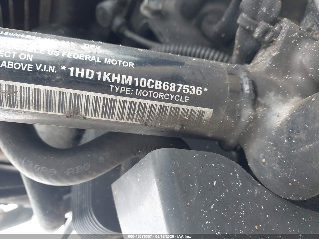 1HD1KHM10CB687536 2012 HARLEY-DAVIDSON FLTRX photo no. 10