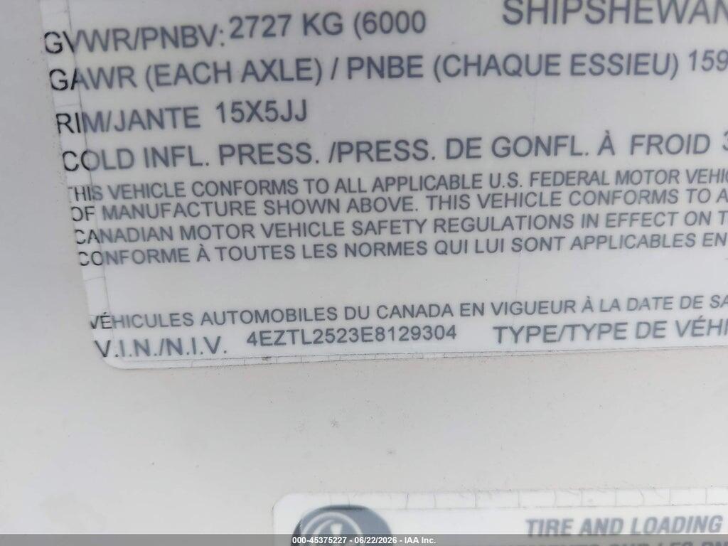 4EZTL2532E8129304 2014 KZ CONNECT C250BHS photo no. 9