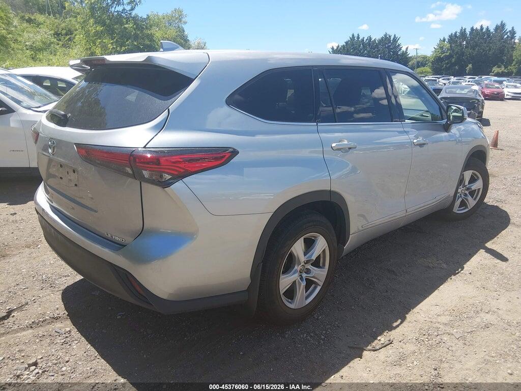 5TDBZRBH9MS145160 2021 TOYOTA HIGHLANDER photo no. 4
