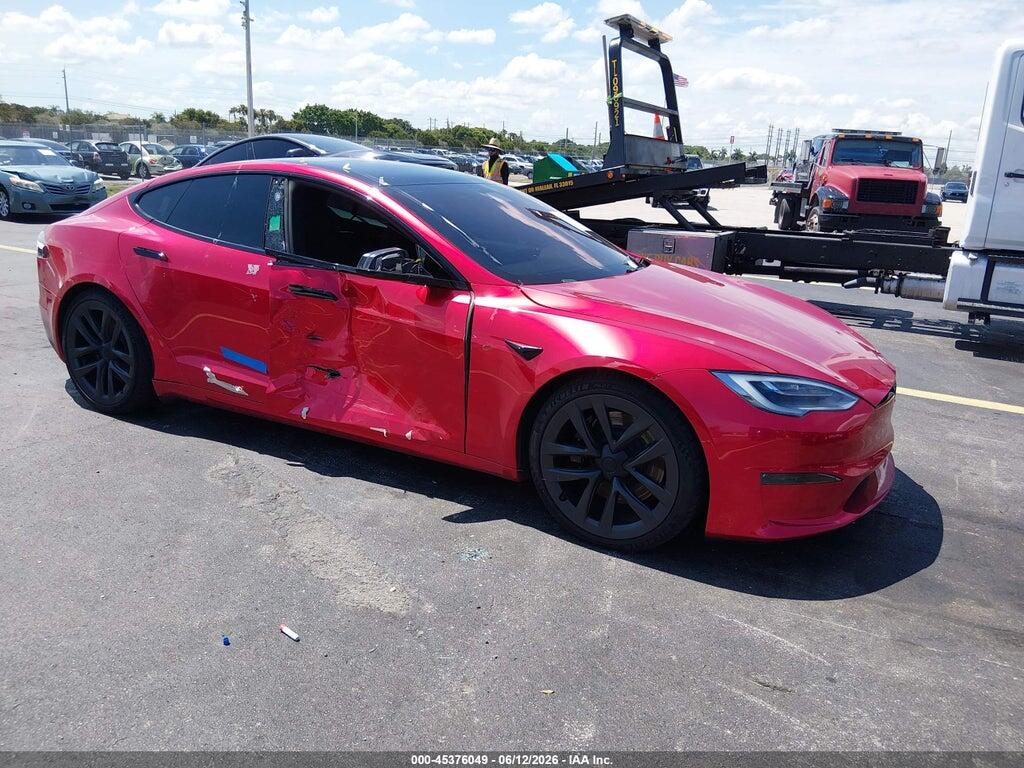 5YJSA1E68MF452083 2021 TESLA MODEL S photo no. 1