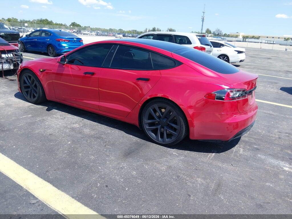 5YJSA1E68MF452083 2021 TESLA MODEL S photo no. 3