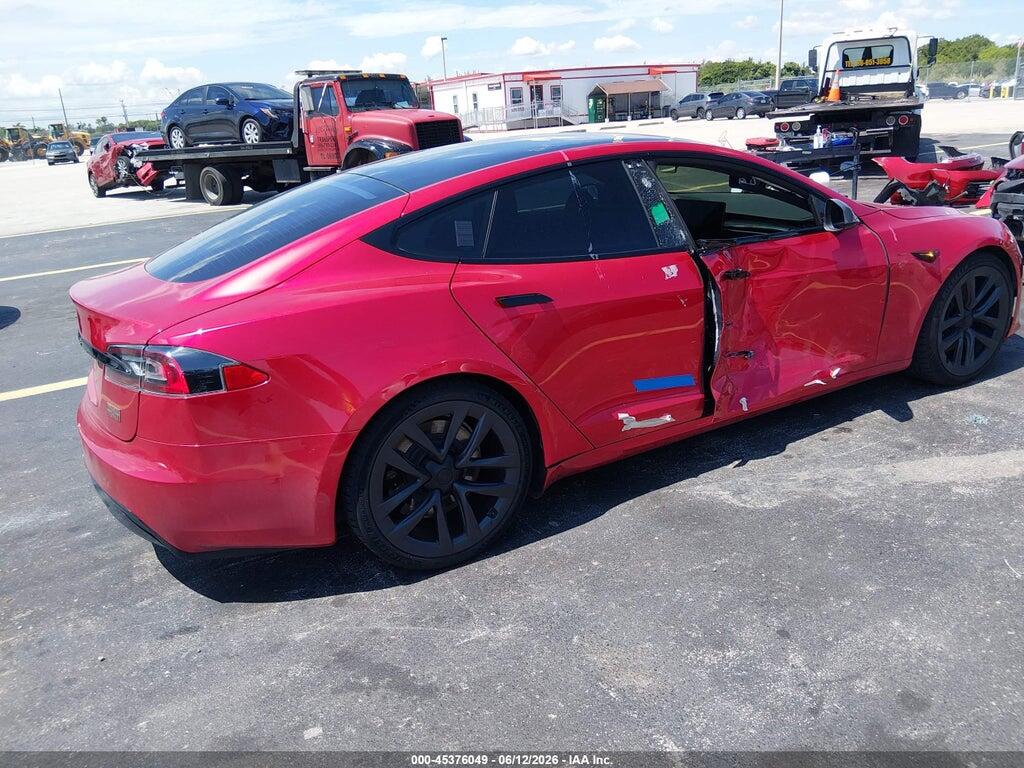 5YJSA1E68MF452083 2021 TESLA MODEL S photo no. 4