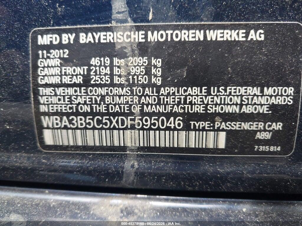 WBA3B5C5XDF595046 2013 BMW 328I photo no. 9
