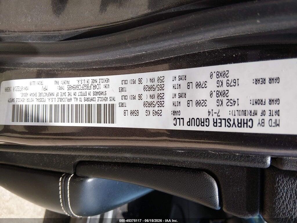 1C4RJFBG2FC609485 2015 JEEP GRAND CHEROKEE photo no. 9