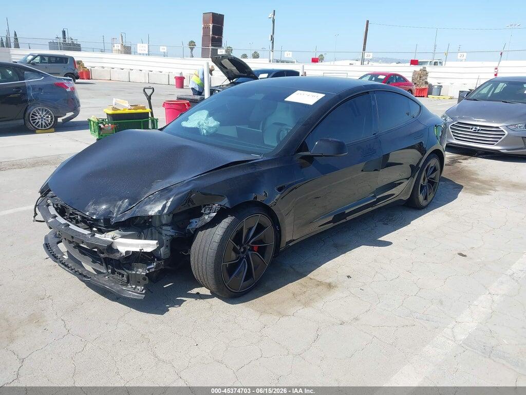 5YJ3E1ETXRF855116 2024 TESLA MODEL 3 photo no. 2