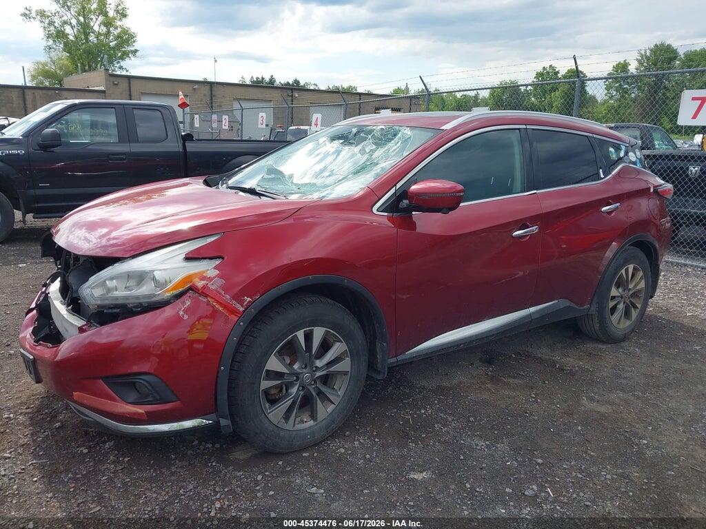 5N1AZ2MH2HN153883 2017 NISSAN MURANO photo no. 2