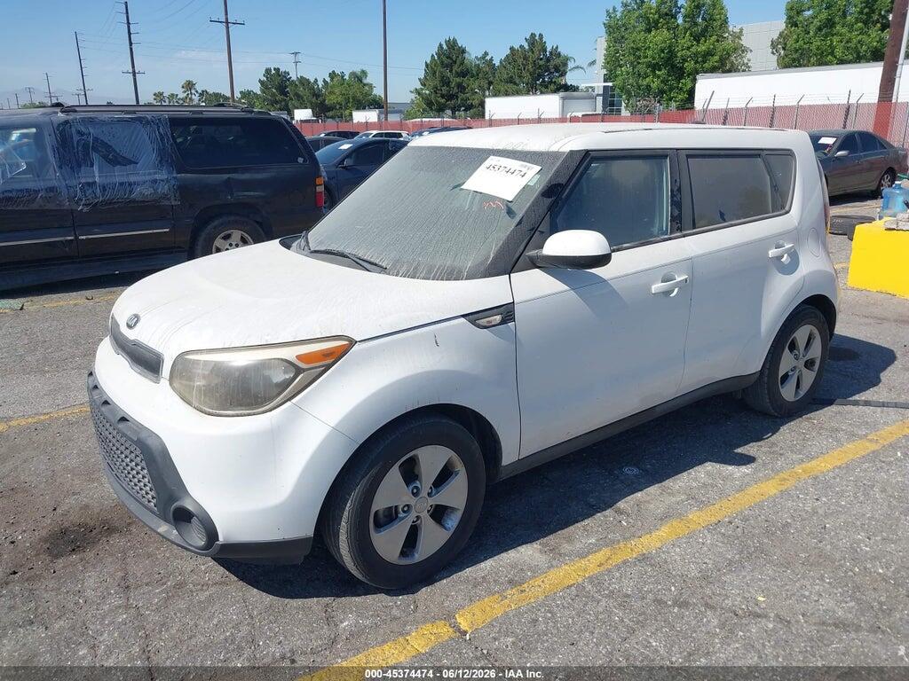 KNDJN2A29E7036804 2014 KIA SOUL photo no. 2
