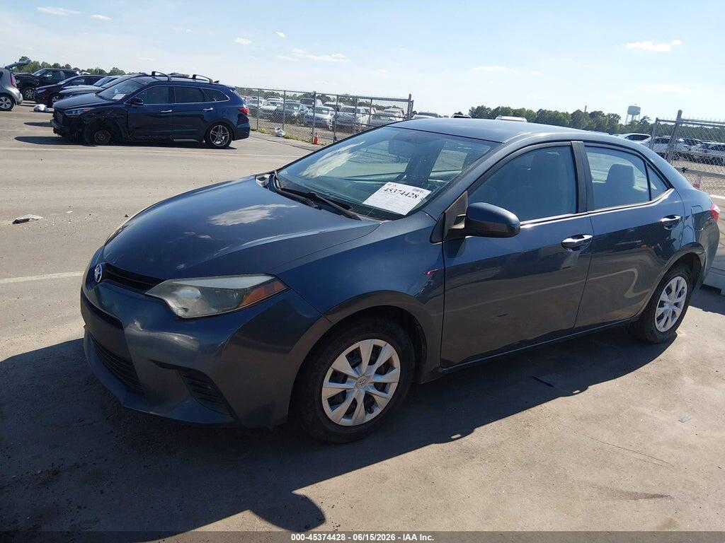 2T1BURHE2EC141828 2014 TOYOTA COROLLA photo no. 2