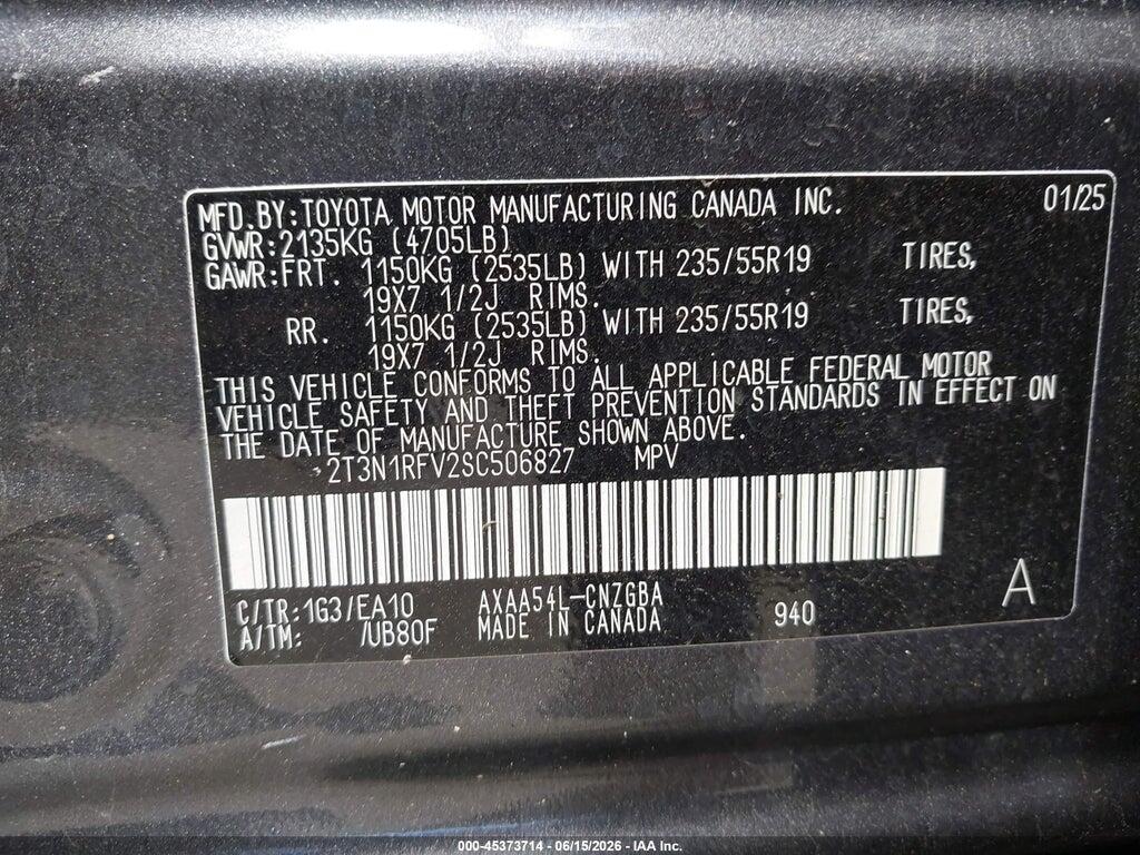 2T3N1RFV2SC506827 2025 TOYOTA RAV4 photo no. 11