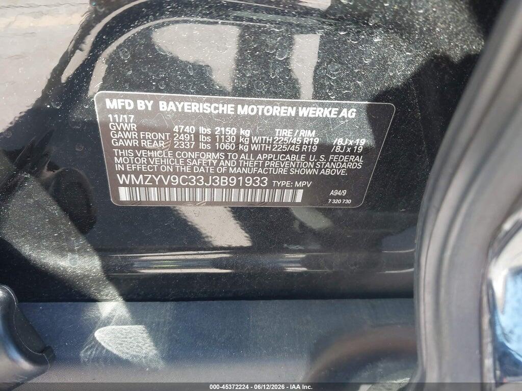 WMZYV9C33J3B91933 2018 MINI COUNTRYMAN photo no. 9