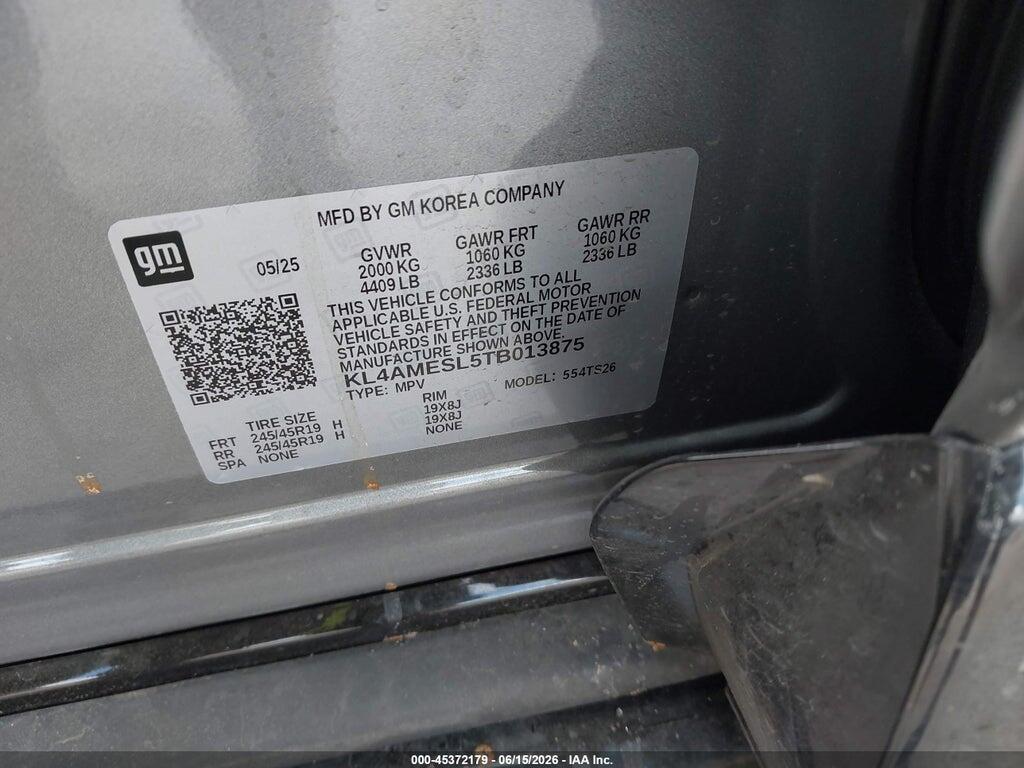 KL4AMESL5TB013875 2026 BUICK ENCORE GX photo no. 9