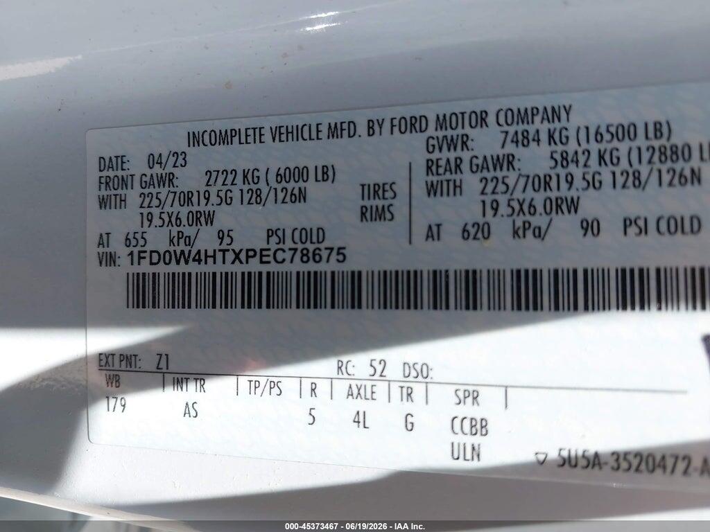 1FD0W4HTXPEC78675 2023 FORD F-450 CHASSIS photo no. 8