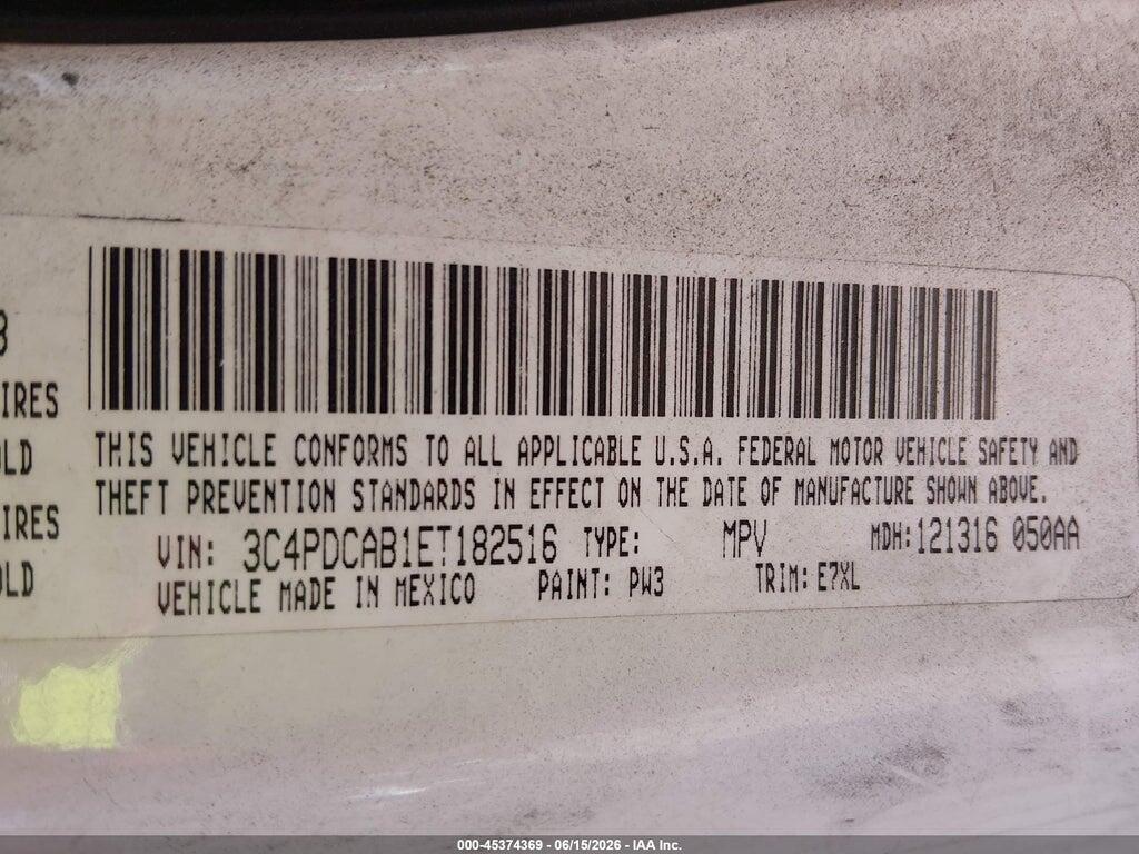 3C4PDCAB1ET182516 2014 DODGE JOURNEY photo no. 9