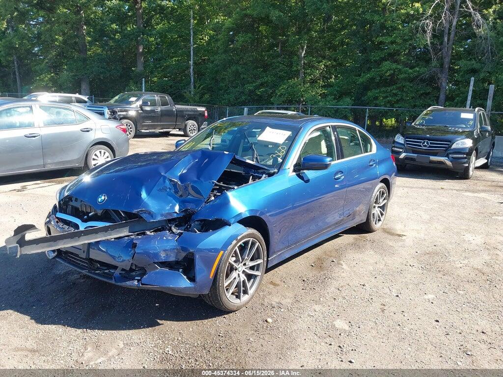 3MW5R7J08M8B63376 2021 BMW 330I photo no. 2