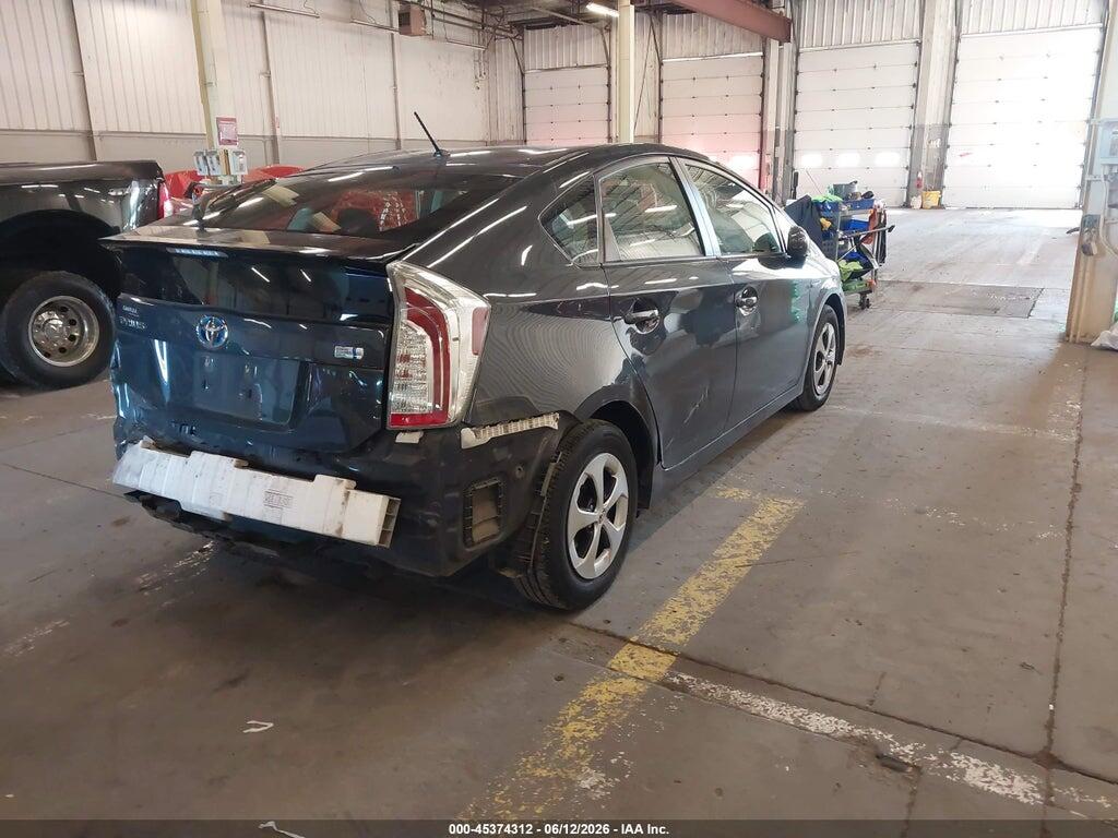 JTDKN3DU1E0367330 2014 TOYOTA PRIUS photo no. 4