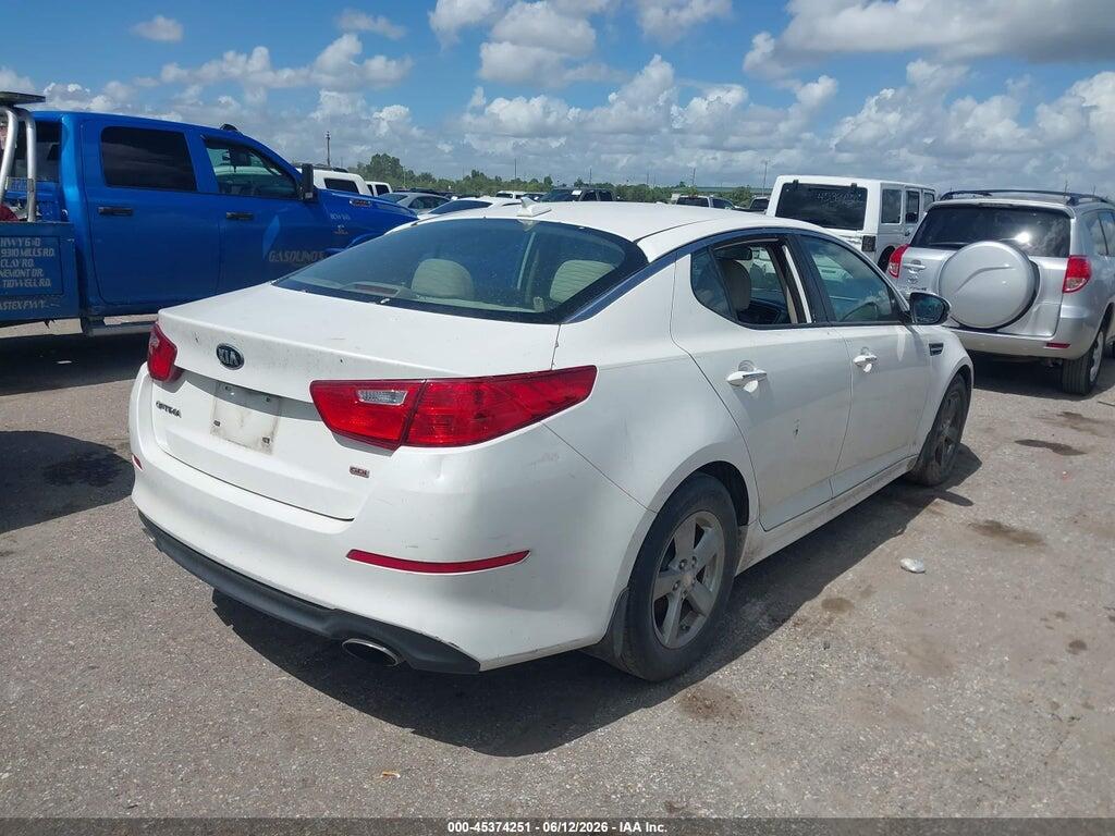 KNAGM4A71F5594144 2015 KIA OPTIMA photo no. 4
