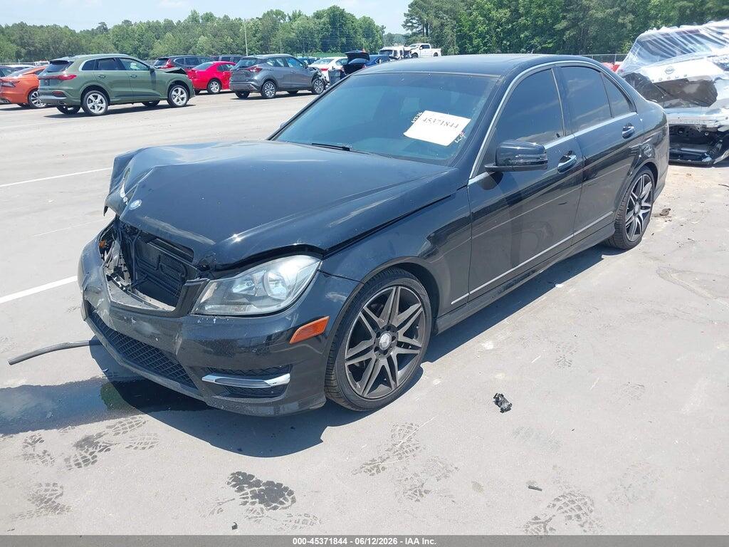 WDDGF4HB4ER312566 2014 MERCEDES-BENZ C 250 photo no. 2