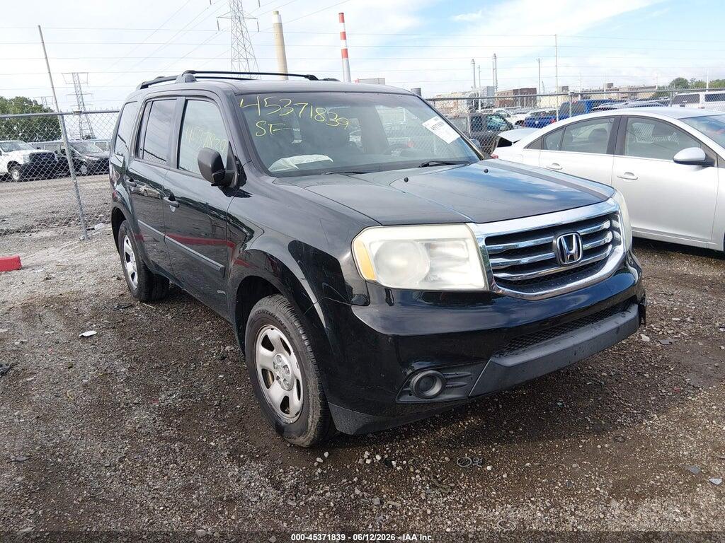 5FNYF3H23CB033136 2012 HONDA PILOT photo no. 1