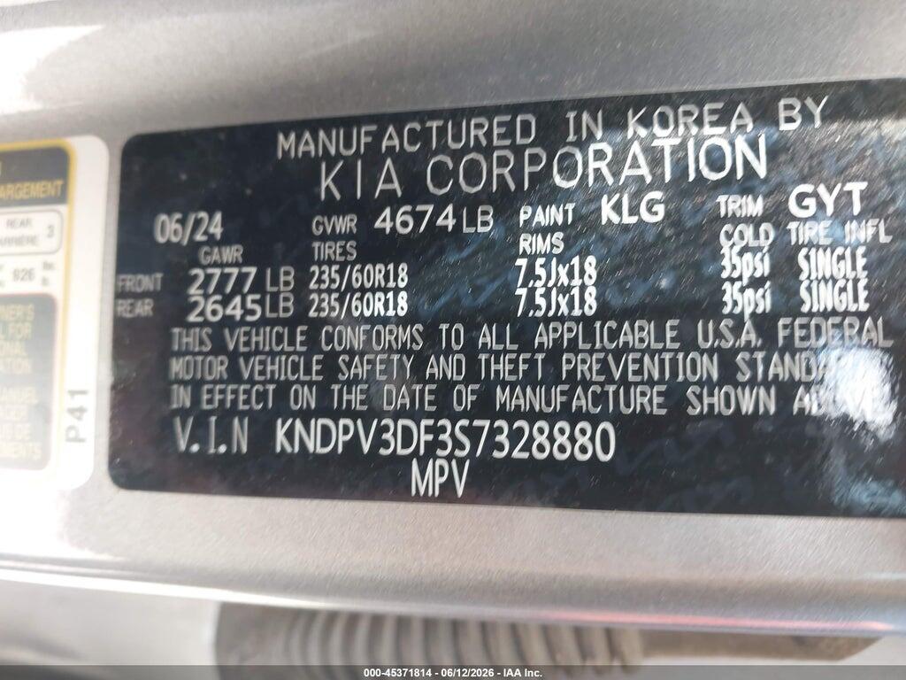 KNDPV3DF3S7328880 2025 KIA SPORTAGE photo no. 9
