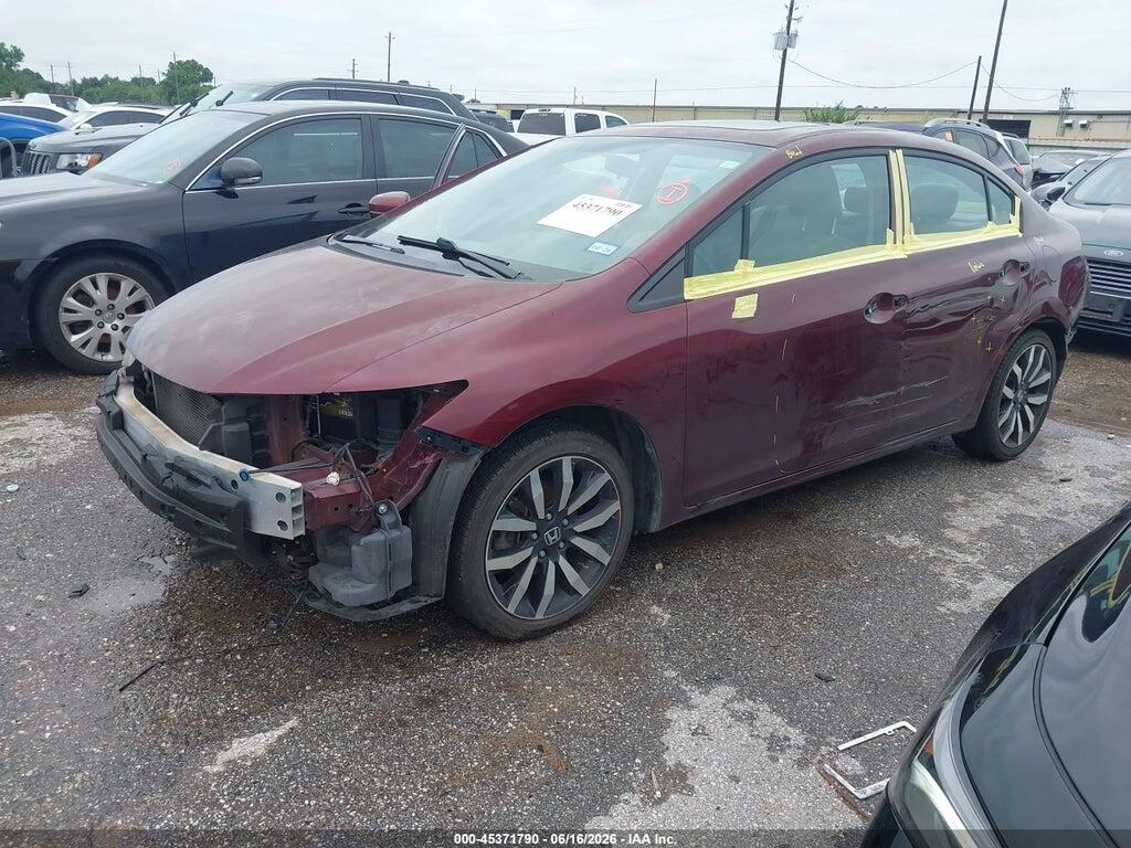 2HGFB2F95FH504734 2015 HONDA CIVIC photo no. 2