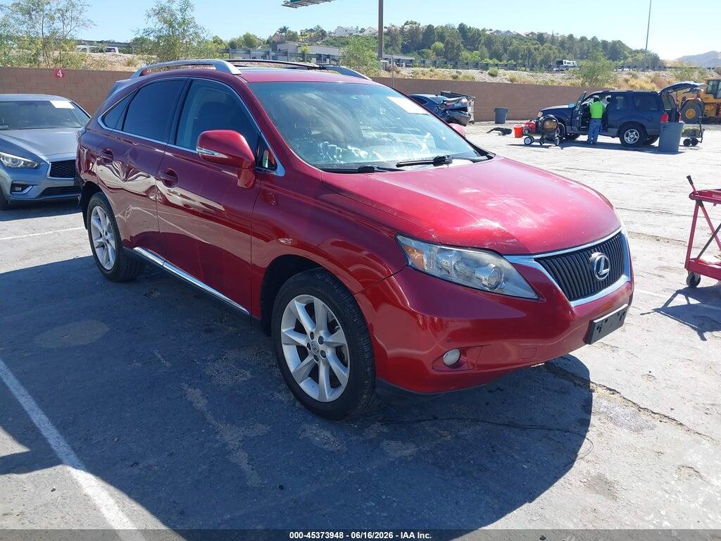2T2ZK1BA7AC012212 2010 LEXUS RX 350 photo no. 1