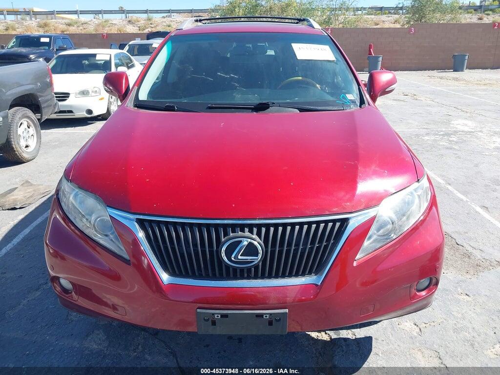 2T2ZK1BA7AC012212 2010 LEXUS RX 350 photo no. 12