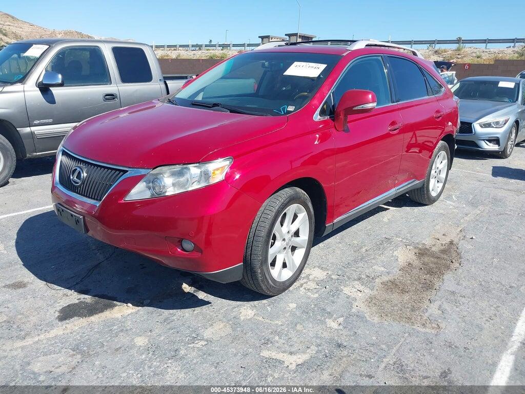 2T2ZK1BA7AC012212 2010 LEXUS RX 350 photo no. 2