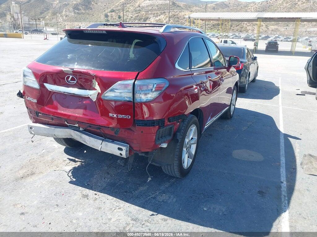 2T2ZK1BA7AC012212 2010 LEXUS RX 350 photo no. 4