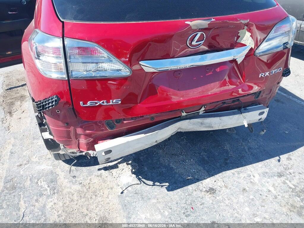 2T2ZK1BA7AC012212 2010 LEXUS RX 350 photo no. 6