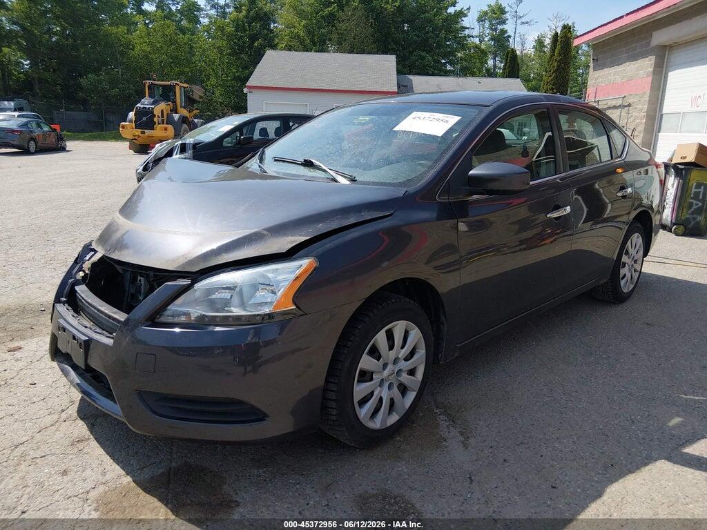 3N1AB7AP1EL628018 2014 NISSAN SENTRA photo no. 2