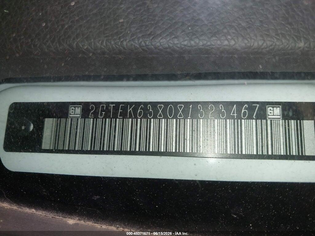 2GTEK638081323467 2008 GMC SIERRA 1500 photo no. 9