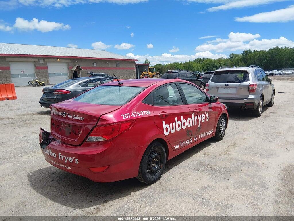 KMHCT4AEXGU986187 2016 HYUNDAI ACCENT photo no. 4