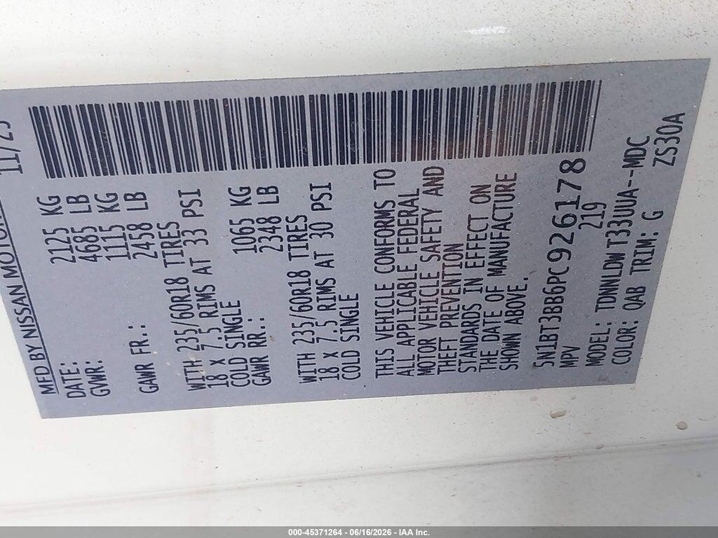 5N1BT3BB6PC926178 2023 NISSAN ROGUE photo no. 9