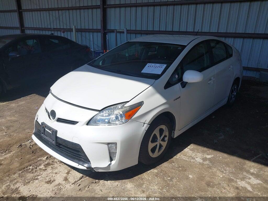 JTDKN3DU9F0436833 2015 TOYOTA PRIUS photo no. 2