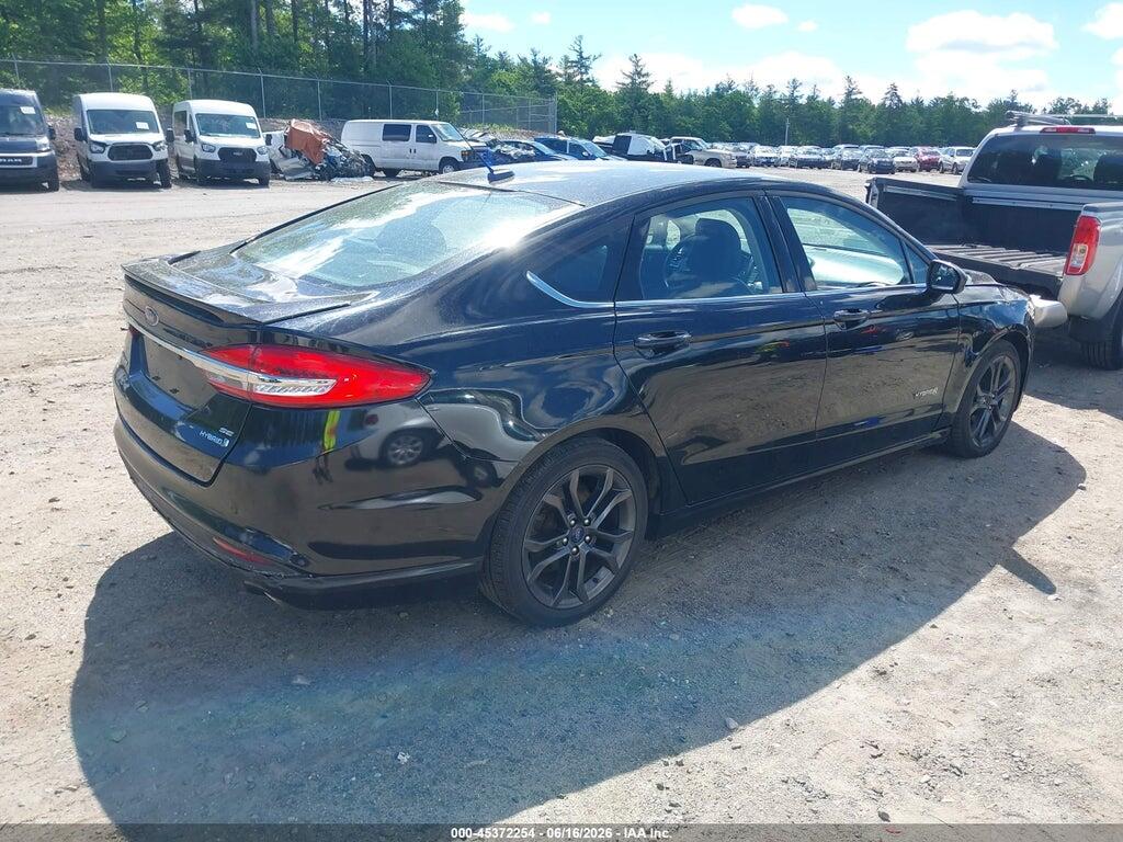 3FA6P0LU6JR234025 2018 FORD FUSION HYBRID photo no. 4